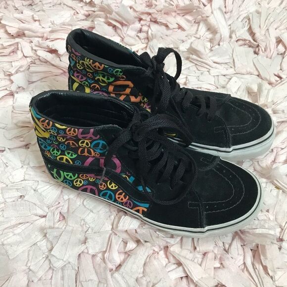 Vans rainbow peace signs hi tops‎ - Picture 5 of 5